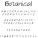 Botanical Font