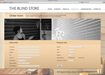 Order page of The Blind Store website